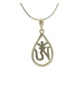 pendentif bouddhiste aum om tibetain en argent creation artisanale b12cペンダントオウムオムチベット※注意※NYからの配送になりますので2週間前後お時間をいただきます。人...