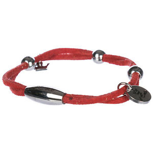 楽天hokushin【送料無料】ジュエリー・アクセサリー デステブラッチャーレウオモロッソペッレブラッチャレットdeste bracciale uomo al006 rosso pelle braccialetto