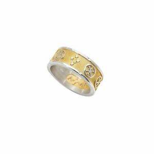 【送料無料】ジュエリー・アクセサリー ゴールドシルバーピースリングサイズbague de femme amen paxg16 925 paix dargent dor taille 16