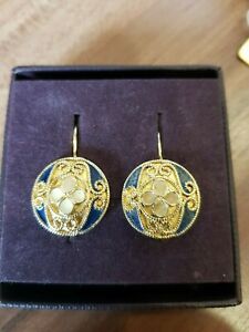 【送料無料】ジュエリー・アクセサリー ゴールデンシルバーウィードリングboucles doureilles en argent doree(4)