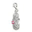 【送料無料】ジュエリー・アクセサリー ジュエルコロンドンシルバークリスタルマルグリットタンブレロックjewelco london argent cristal marguerite tongue breloque 29,800円