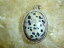 【送料無料】ジュエリー・アクセサリー ジャスペダルマシアンペンダントパールズプラケシルバーフレームpendentif jaspe dalmatien perles 6 mm monture en argent plaque