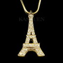 【送料無料】ジュエリー・アクセサリー クリスタルスワロフスキーパリフランスコリアーエッフェルtour eiffel avec cristal swarovski paris france souvenir vacances collier