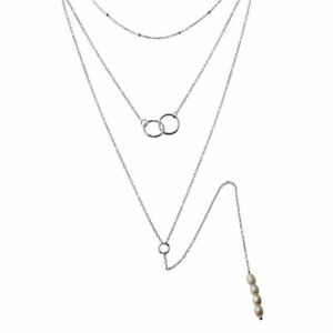 【送料無料】ジュエリー・アクセサリー シルバースターリングパールコントレフィルリングパールトリプ..