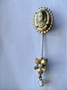 【送料無料】ジュエリー・アクセサリー ピンミリアムハスケルエッピングファラオエジプトモチーフjolie broche epingle ancienne miriam haskell motif pharaon egypte