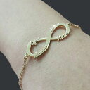 【送料無料】ジュエリー アクセサリー パーソナライズブレスレットジュエリーカスタマイズpersonalized infinity name bracelet customize jewelry perfect gift for woman