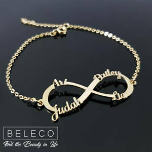 personalized infinity names bracelet women jewelry customize name jewel for herパーソナライズブレスレットジュエリージュエルカスタマイズ※注意※NYからの配送にな...