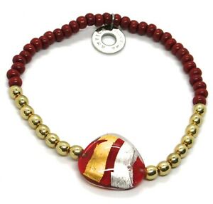 【送料無料】ジュエリー・アクセサリー アンティカムリーナヴェネツィアモレッタブレスレットレッドドロップbracelet antica murrina venezia br748a11, moretta, goutte rouge, elastique