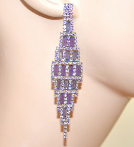 ジュエリー・アクセサリー ライラックライラックイヤリングクリスタルペンダントラインストーンセルセイboucles doreilles glycine lilas femme cristaux pendentifs strass cercei bb12