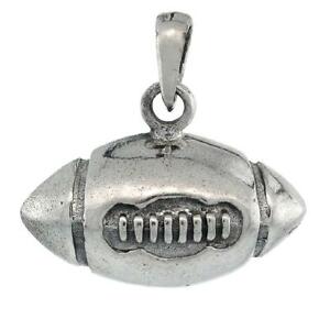【送料無料】ジュエリー・アクセサリー シルバースターリングフットボールペンダントブレロックインチ..
