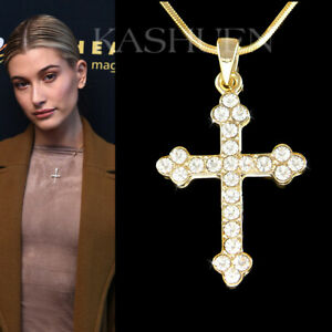 yzWG[EANZT[ NX^XtXL[CGX[hWG[lbNXNXorthodoxe croix avec cristal swarovski jesus lord religieux collier bijoux