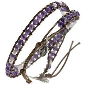 【送料無料】ジュエリー・アクセサリー アメジストブレスレットbracelet amethyste 4 mm