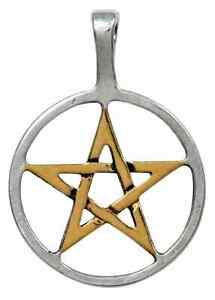 ジュエリー・アクセサリー ペンタグラムペンダントチェーンアルビオンマジックレンジpentagramme pendentif avec chaine, albion magique gamme am03