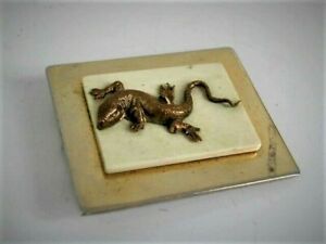 【送料無料】ジュエリー・アクセサリー ブローチスカーフネクタイアールデコトカゲモチーフbroche ancienne ou attache foulard annees 1930 art deco motif lezard