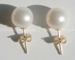 ̵ۥ奨꡼꡼ ʥۥ磻ȥꥢѡ르ɥåɥnatural 995mm white south sea real pearl 14k gold stud earrings