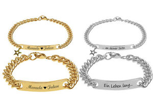 【送料無料】ジュエリー・アクセサリー ステンレススチールブレスレットパートナースターペンダントボックスid bracciali in acciaio inox look partner incisione a scelta e stella ciondolo box
