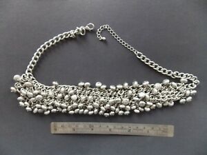 【送料無料】ジュエリー・アクセサリー ビーズネックレスcotta di maglia effetto collana con perline di metallo