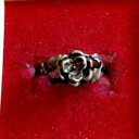 【送料無料】ジュエリー・アクセサリー シルバーリングフラワーantico 800er anello argento, fiore(4)