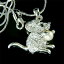【送料無料】ジュエリー・アクセサリー ガービルマウス?ラットハムスターチンチラパールズインスワロフスキークリスタルネックレスgerbillo mouse ~ ratto criceto cincilla perle in swarovski collana cristallo