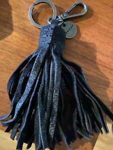 【送料無料】ジュエリー・アクセサリー スエードシューブラッククリップキーチェーンアクセサリーバッグジグソーパズルブラックスパークルパッケージ