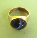 【送料無料】ジュエリー・アクセサリー バローグカボションエンアゲートブロンズフレームj18 bague cabochon en agate monture bronze t50