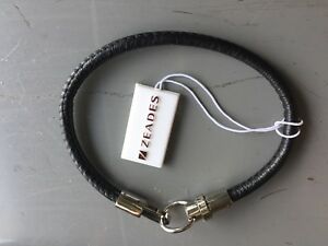 【送料無料】ジュエリー・アクセサリー モンテカルロブレスレットキュイルノワールゼーデスbracelet cuir noir zeades of monte carlo