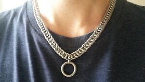 【送料無料】ジュエリー・アクセサリー ステンレススチールチョーカーカラーリングネックレスインペル..