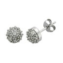 【送料無料】ジュエリー・アクセサリー ジュエルコロンドンアルジェントミラードスフィアトーンイヤリングjewelco london argento cz orecchini a perno sfera specchiata