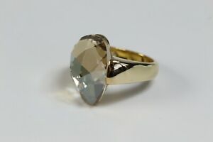 【送料無料】ジュエリー・アクセサリー スワロフスキーゴールドカラーリングクリスタルティアドロップ..