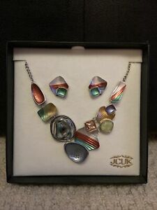 【送料無料】ジュエリー・アクセサリー クリスマスセットイヤリングネックレスorecchino e collana gif..