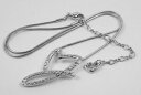 【送料無料】ジュエリー・アクセサリー バイスワロフスキークリスタルネックレスシルバーペンダントトーンbellissimo firmato swarovski crystal collana con pendente dargento tono