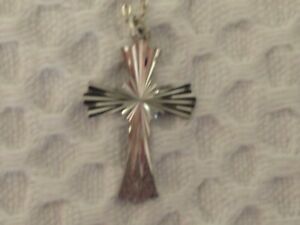 ̵ۥ奨꡼꡼ ơСե󥤥vintage silver cross on fine chain 18 inches 44cm