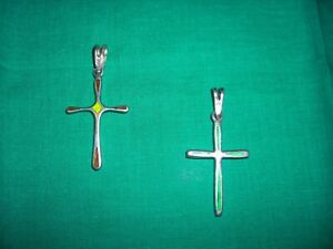 【送料無料】ジュエリー・アクセサリー ガラスn 2 croci argento 925 smaltate