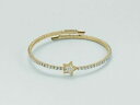 【送料無料】ジュエリー・アクセサリー キアラバシクシックコレクションブラスジルコンブレスレットゴールドbracciale kiara basik chic collection ottone e zirconi kbrd1267g gold