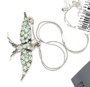 ̵ۥ奨꡼꡼ ȡǥơС꡼󥹥եͥå쥹٥pilgrim love token bird rondine collana vintage argento verde swarovski nuova con et