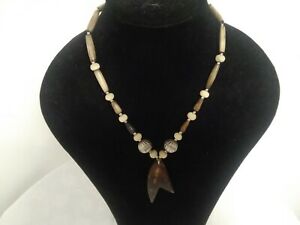 【送料無料】ジュエリー・アクセサリー ヴィンテージボーンホーンネックレスvintage osso e corno collana