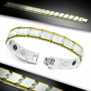 【送料無料】ジュエリー・アクセサリー ホワイトセラミックジャージブレスレットトニパンサー12mm braccialetto magnetico da magli...