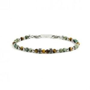 【送料無料】ジュエリー・アクセサリー マーラン1メンズスチールブレスレットbracciale marla1 uomo 1br0011_0 acciaio multicolor