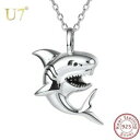 【送料無料】ジュエリー アクセサリー シャークネックレスペンダントシルバークリスマスママダshark collana ciondolo mare animale 925 argento natale regali per figlia mum da