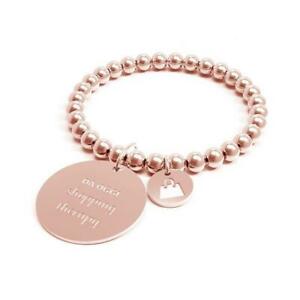 【送料無料】ジュエリー・アクセサリー ブレスレットピンクスチールbracciale 10 buoni propositi donna b4525 acciaio rosa(4)