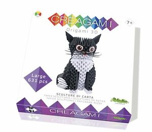 ジュエリー・アクセサリー クリエイティブマインドクレアガミクリエイティブモジュラーゲームマルチカラーcreativamindcreagami cat creativo origami modulare gioco, multicolore, 733