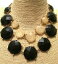 ̵ۥ奨꡼꡼ ơȥȥ֥åɥͥå쥹ޥ顼ꥹda donna dichiarazione grosso grande large nero oro collana multi colore cristallo