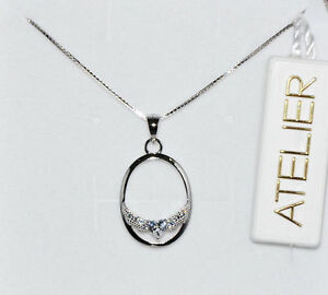 楽天hokushin【送料無料】ジュエリー・アクセサリー アトリエネックレスシルバージルコンcollana donna atelier in argento 925 con zirconi bianchi brillanti al05