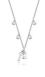 【送料無料】ジュエリー・アクセサリー ブロスウェイチャクラスチールネックレスシルバーロックcollana brosway chakra acciaio 316l bhkl11 lucchetto silver