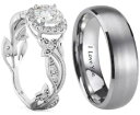 lui e lei in titanio925 argento sterling wedding engagement ring serie di fincheチタンシルバースターリングウェディングシリーズフィンチ※注意※NYからの配送になりますので2週間前後お時間をいただきます。人気の商品は在庫が無い場合がございます。ご了承くださいませ。サイズの種類の商品は購入時の備考欄にご希望のサイズをご記載ください。　携帯メールでの登録ですと楽天からのメールが届かない場合がございます。