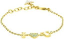 【送料無料】ジュエリー・アクセサリー ハートスワロウスキーゴールデンブレスレットguess jewels bracciale dorato con cuore e swarowsky ubb61096s nuovo