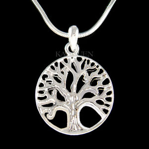 【送料無料】ジュエリー・アクセサリー ツリーオブライフファミリーサークルニッケルコインネックレス(4)