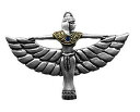 【送料無料】ジュエリー・アクセサリー ペンデンティフエジプトンイシスアンエタンアルジャンテシェーヌpendentif egyptien isis en etain argente chaine