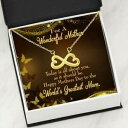 【送料無料】ジュエリー・アクセサリー ママネックレスゴージャスカードペンダントmamma collana splendido mother mom keepsake scheda regalo infinito ciondolo(4)