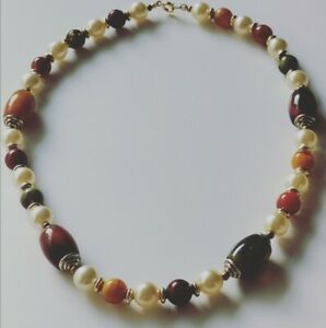 【送料無料】ジュエリー・アクセサリー ???コリアーファンタイジーフェムパールズネイチャー??????collier fantaisie femme perle nature???